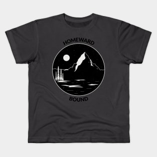 Homeward Bound for the Mountains Kids T-Shirt